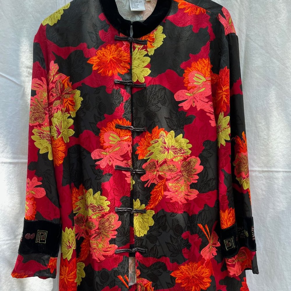 Silk Print Jacket
